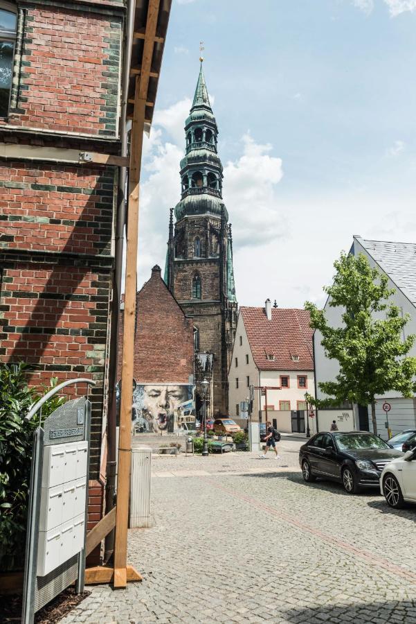 Apartmenthaus Am Dom Maisonette Mit Parkplatz Zwickau Exterior photo